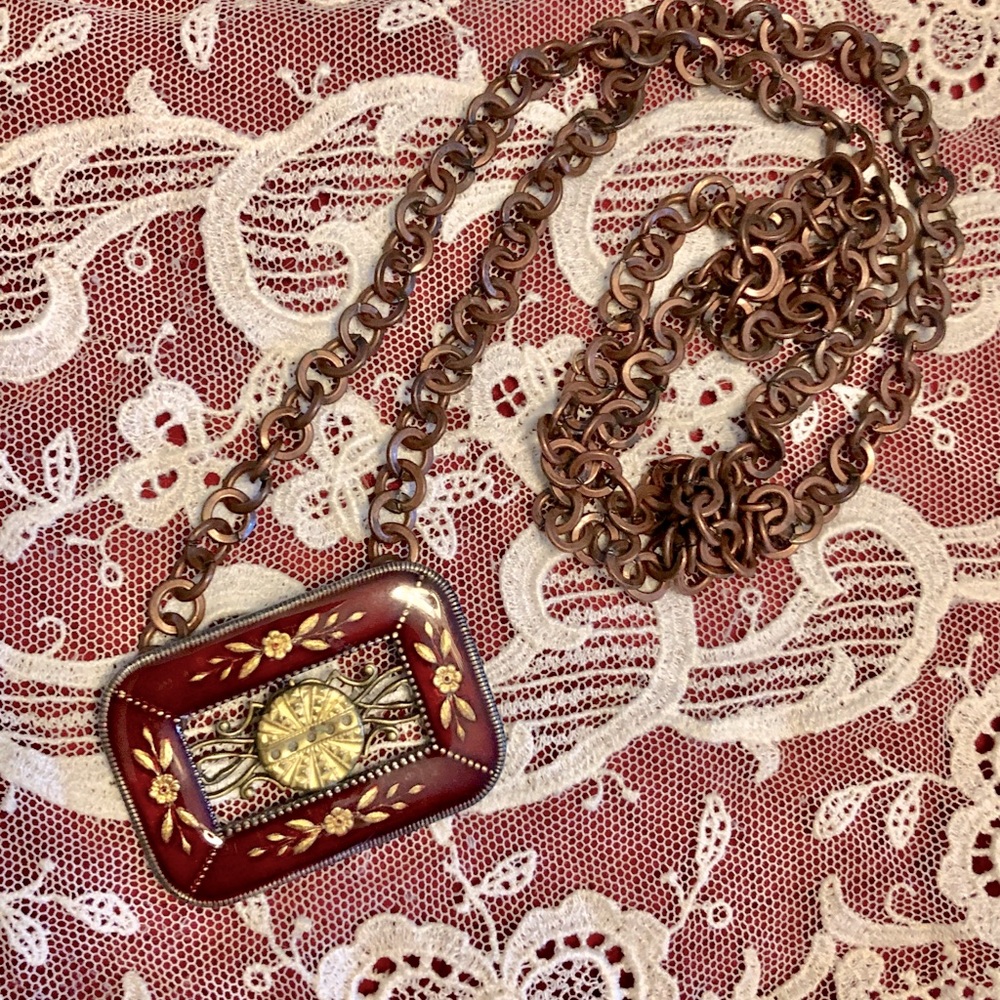 Catherine Popesco Altered Brooch/Necklace